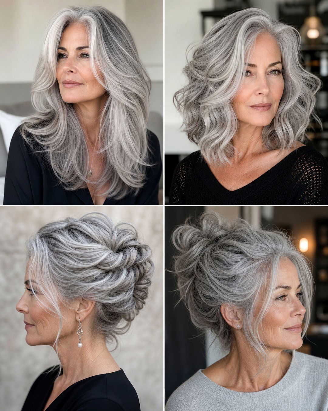 25 Stunning Silver Gray Hairstyles to Try This Year