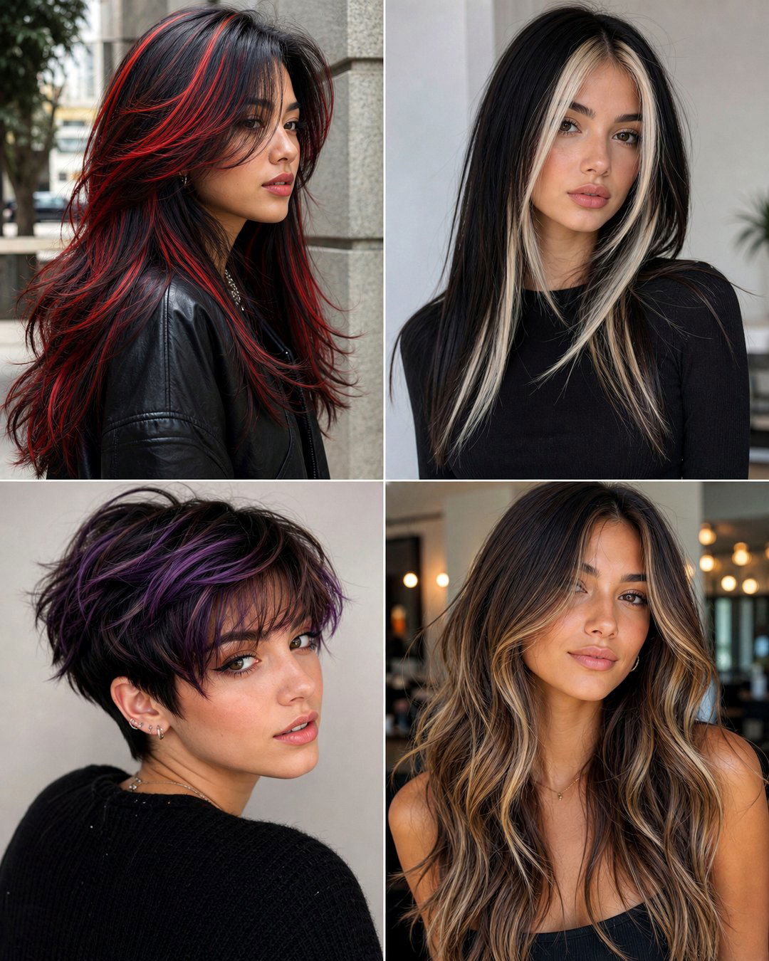 25 Stunning Streaked Hairstyles to Try This Year