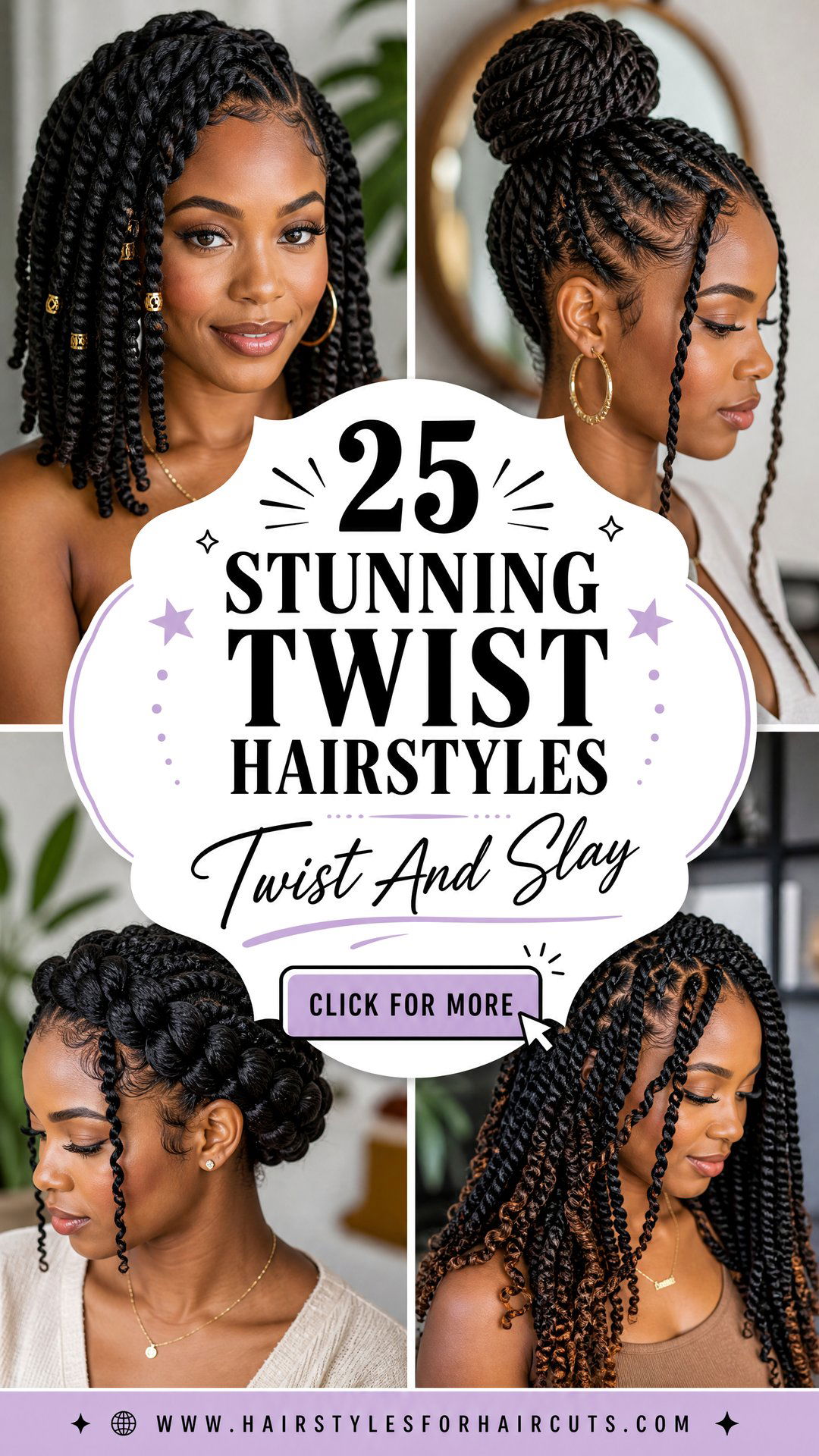 25 Stunning Twist Hairstyles for Black Hair to Love - 25 Stunning Twist Hairstyles for Black Hair to Love