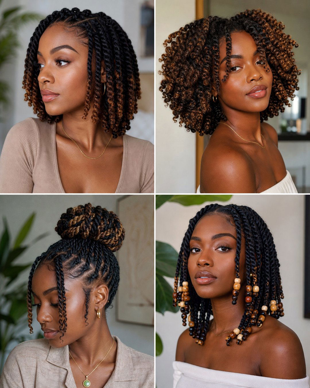 25 Stunning Two Strand Twist Natural Hairstyles