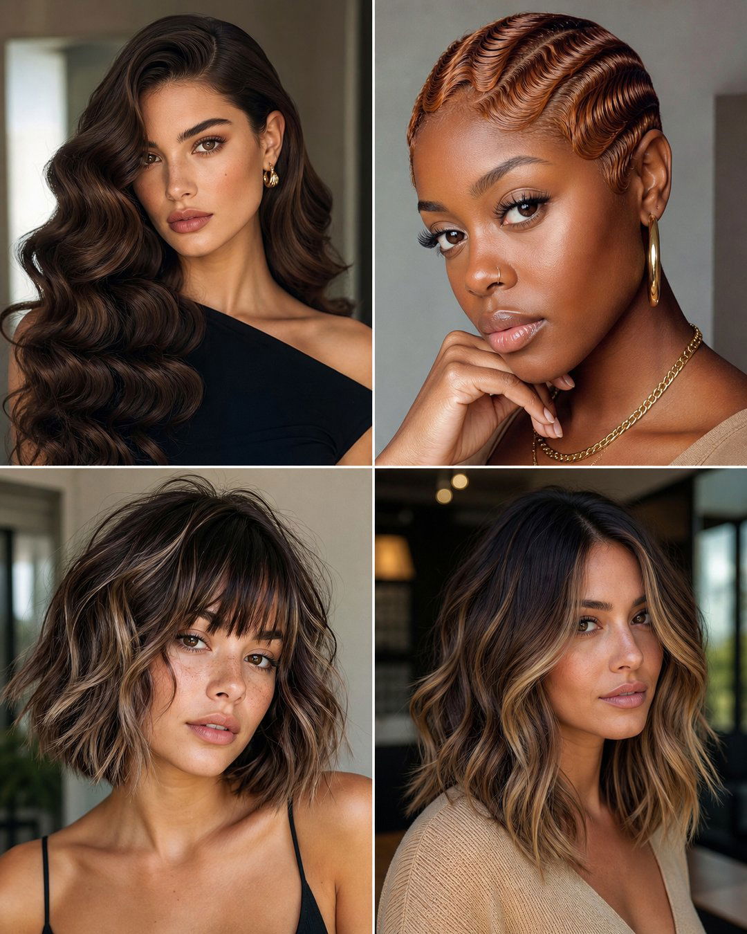 25 Stunning Wave Hairstyles for Black Woman to Try