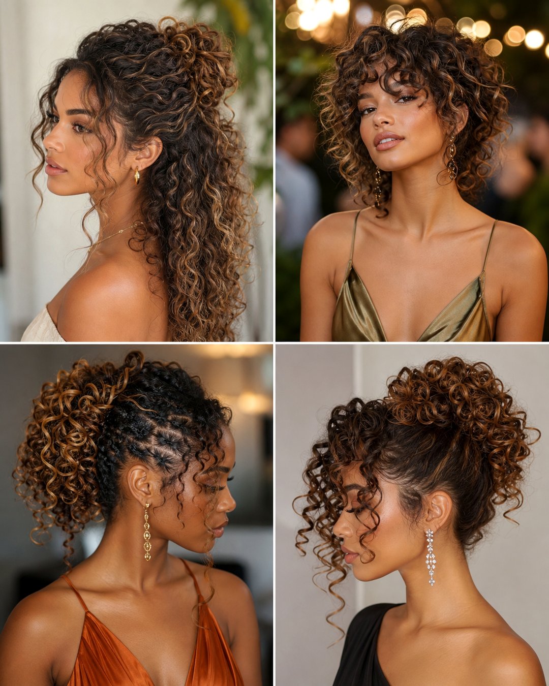 25 Stunning Wedding Guest Hairstyles Curly Hair Ideas