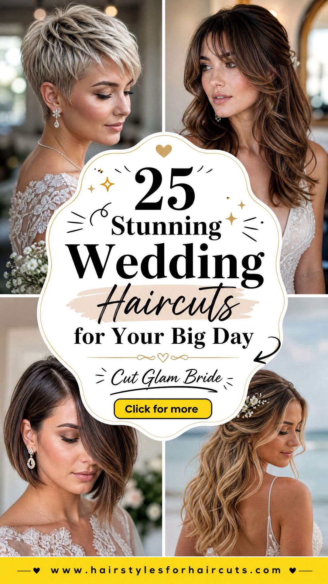 25 Stunning Wedding Haircuts for Your Big Day - 25 Stunning Wedding Haircuts for Your Big Day