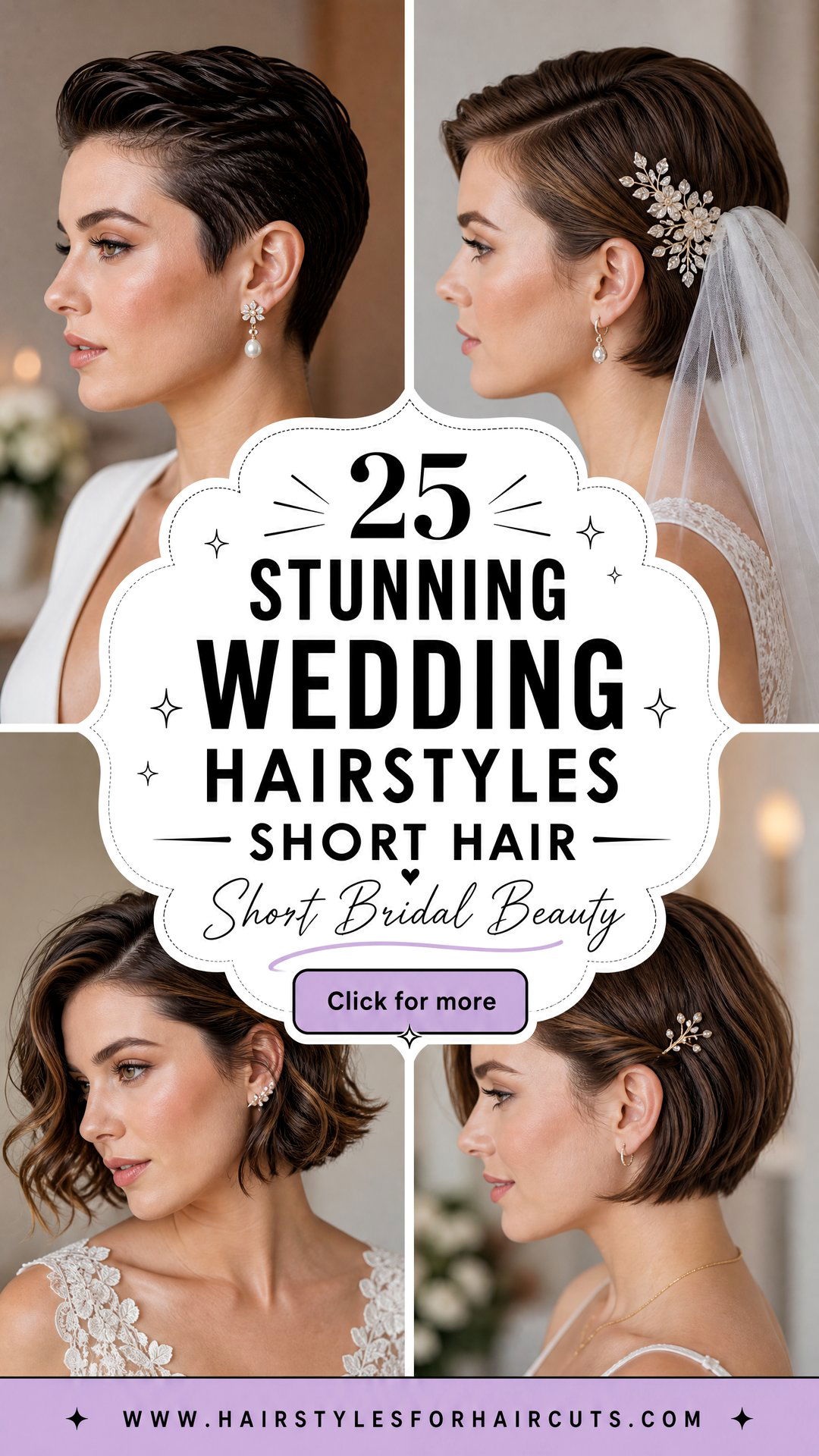 25 Stunning Wedding Hairstyles Short Hair Brides Love - 25 Stunning Wedding Hairstyles Short Hair Brides Love