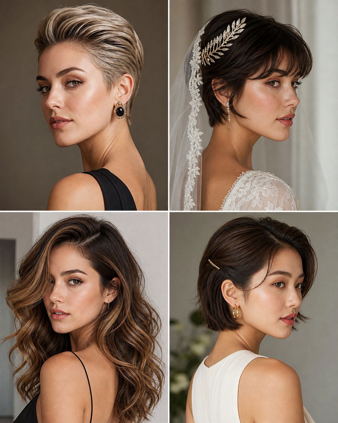 25 Stunning Wedding Hairstyles Short Hair Brides Love