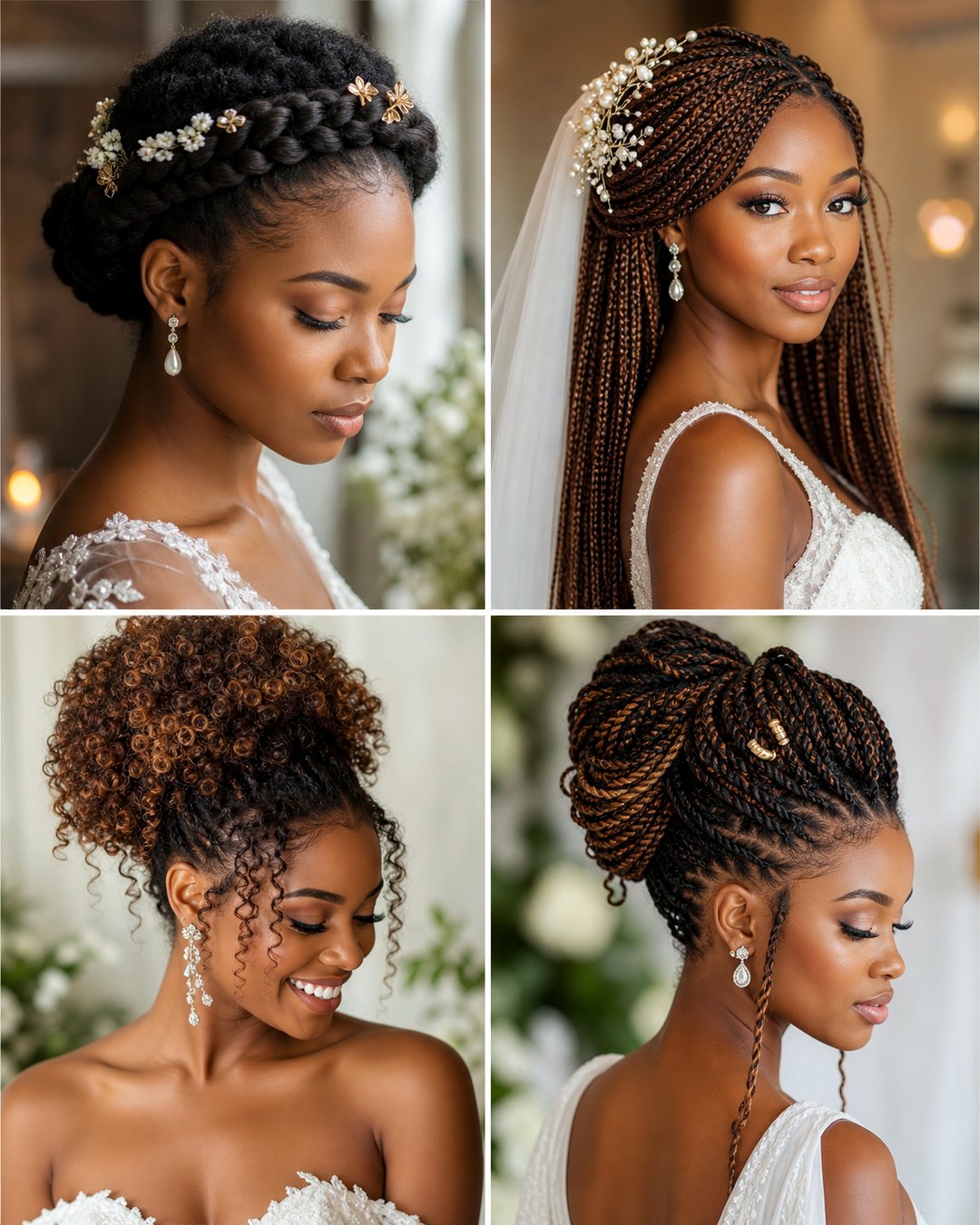25 Stunning Wedding Hairstyles for Afro Hair