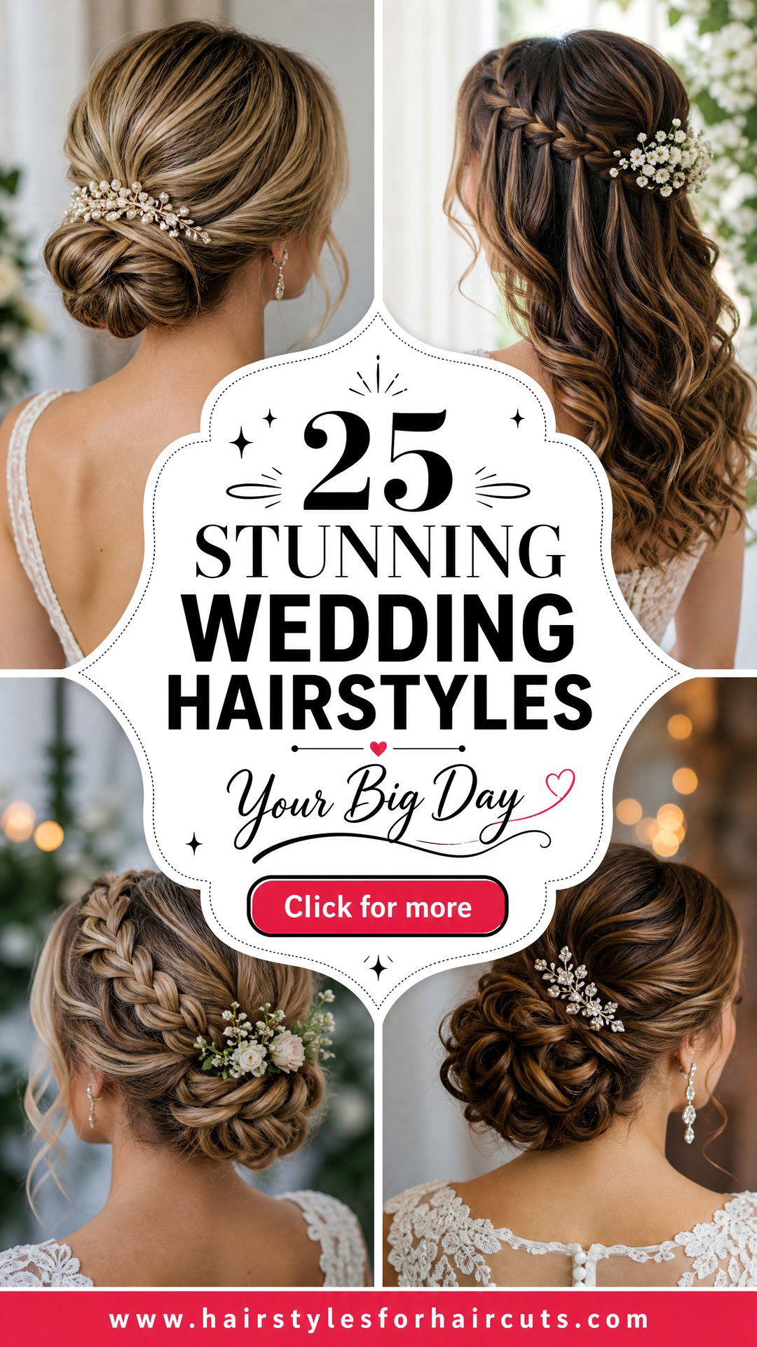 25 Stunning Wedding Hairstyles for Your Big Day - 25 Stunning Wedding Hairstyles for Your Big Day