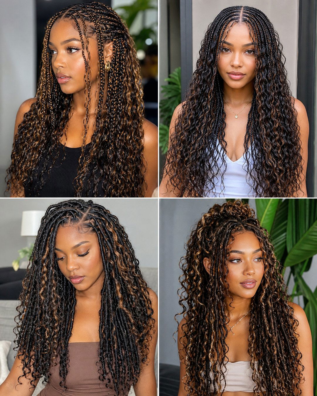 25 Stunning Wet and Wavy Braiding Hairstyles