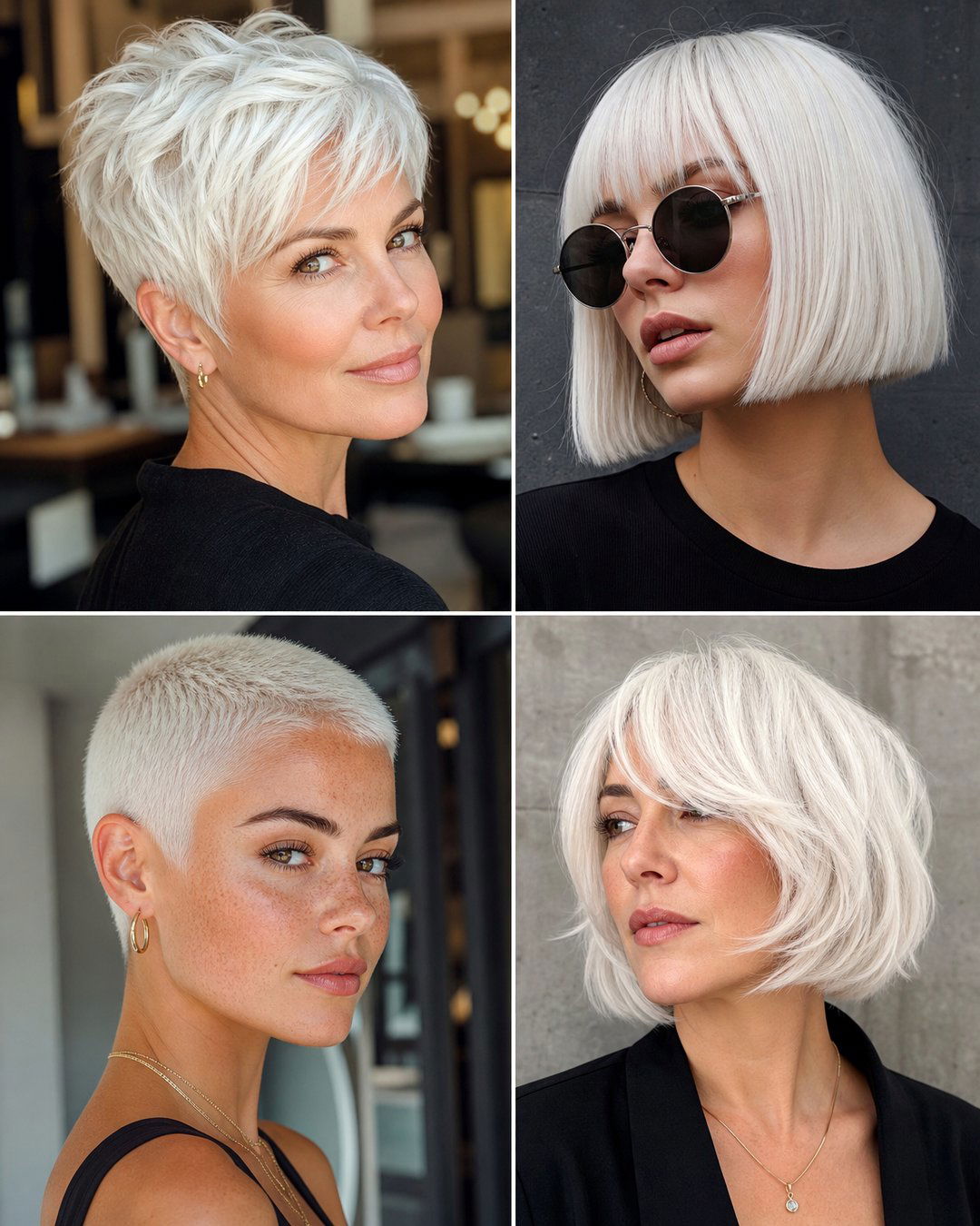 25 Stunning White Haircuts to Inspire Your Next Look
