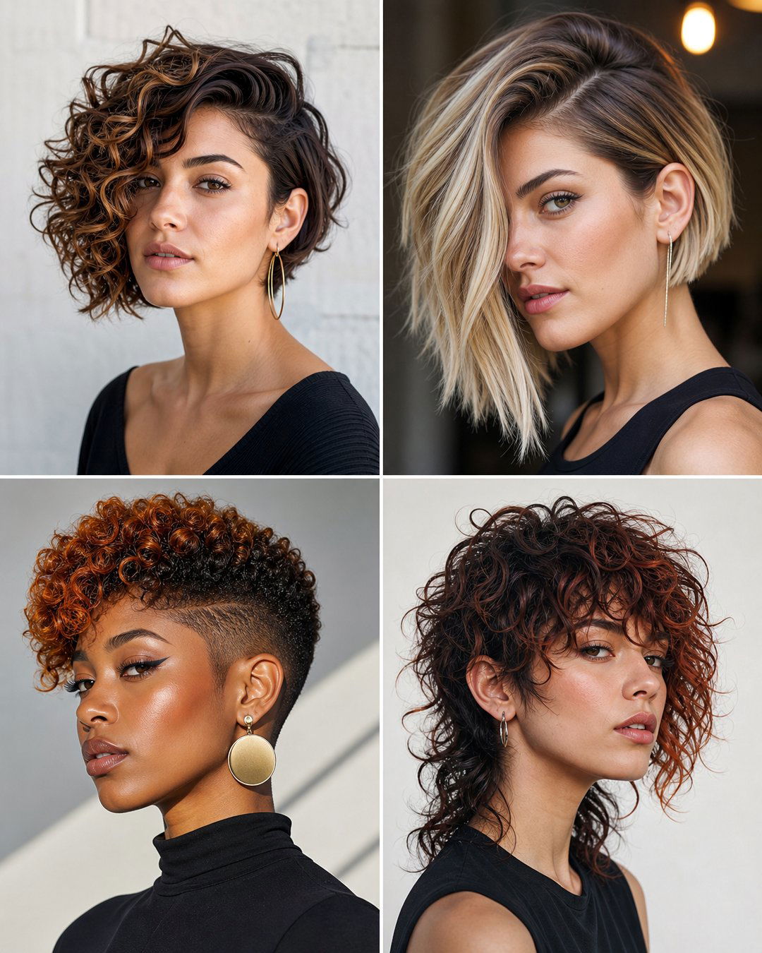 25 Stylish Asymmetrical Natural Haircuts to Try Today