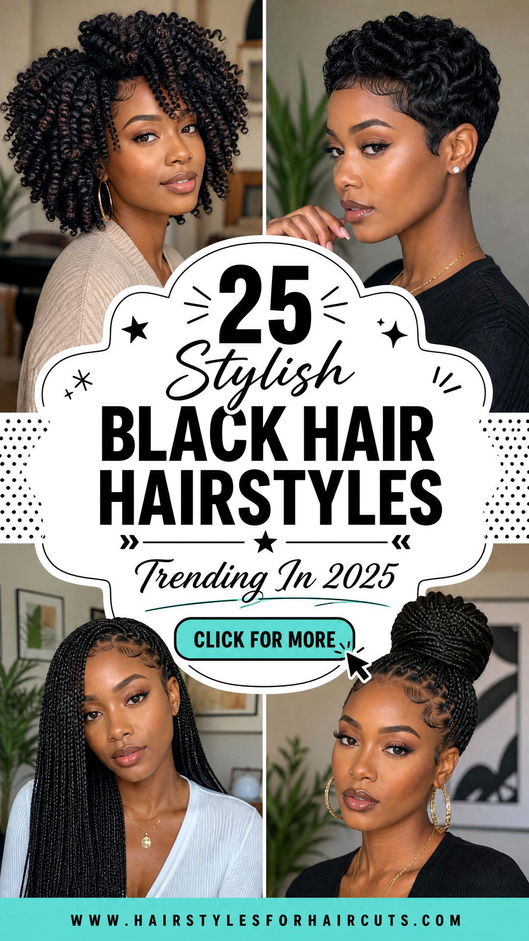 25 Stylish Black Hair Hairstyles for Women in 2025 - 25 Stylish Black Hair Hairstyles for Women in 2025