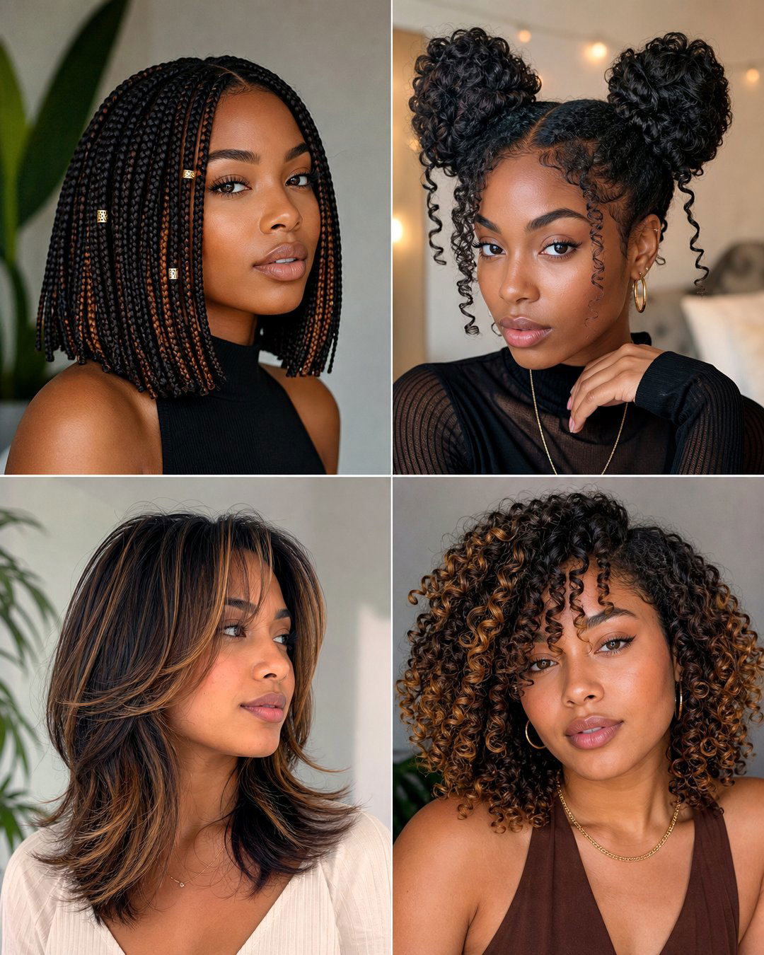 25 Stylish Black Hairstyles for Medium Hair to Inspire You