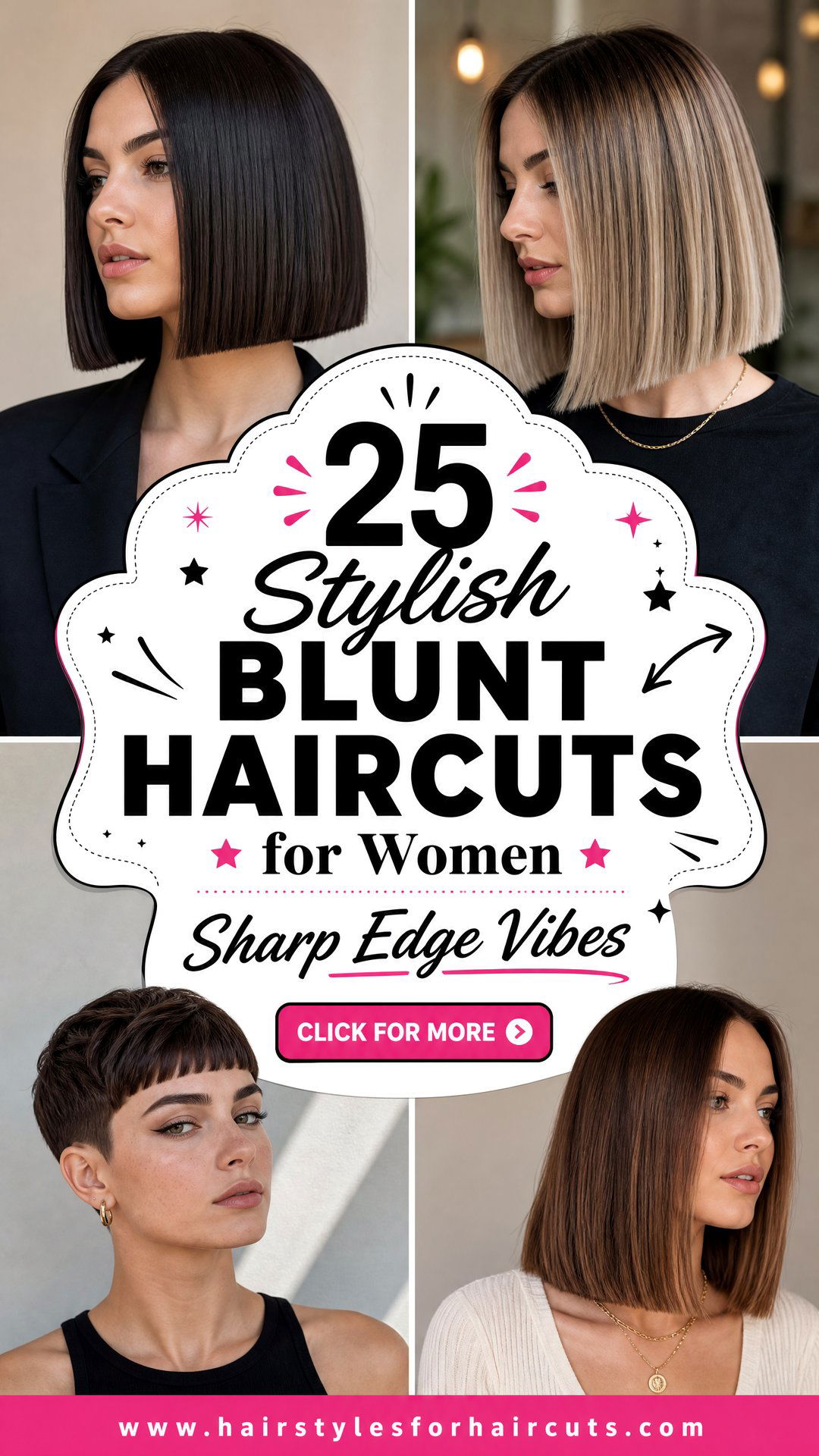 25 Stylish Blunt Haircuts for Women to Try in 2024 - 25 Stylish Blunt Haircuts for Women to Try in 2024