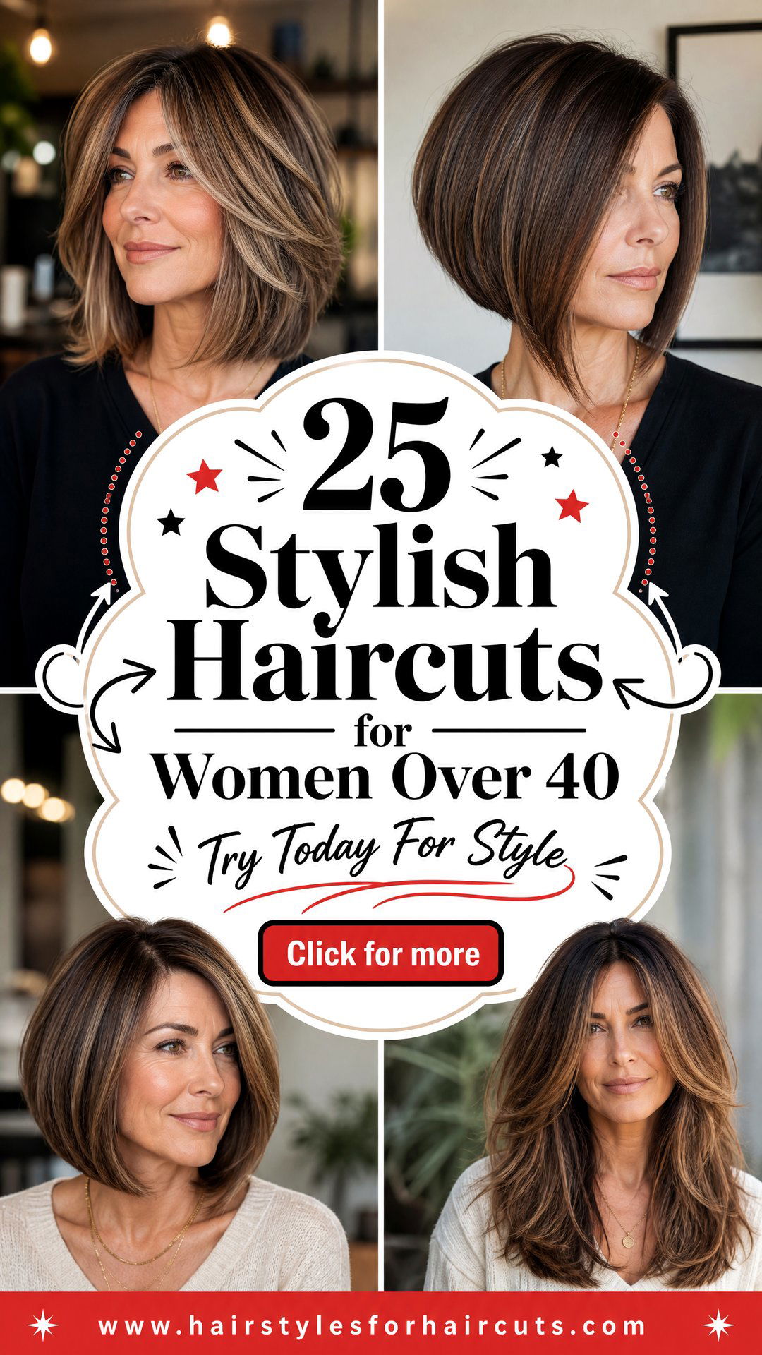 25 Stylish Haircuts for Women Over 40 to Try Today - 25 Stylish Haircuts for Women Over 40 to Try Today