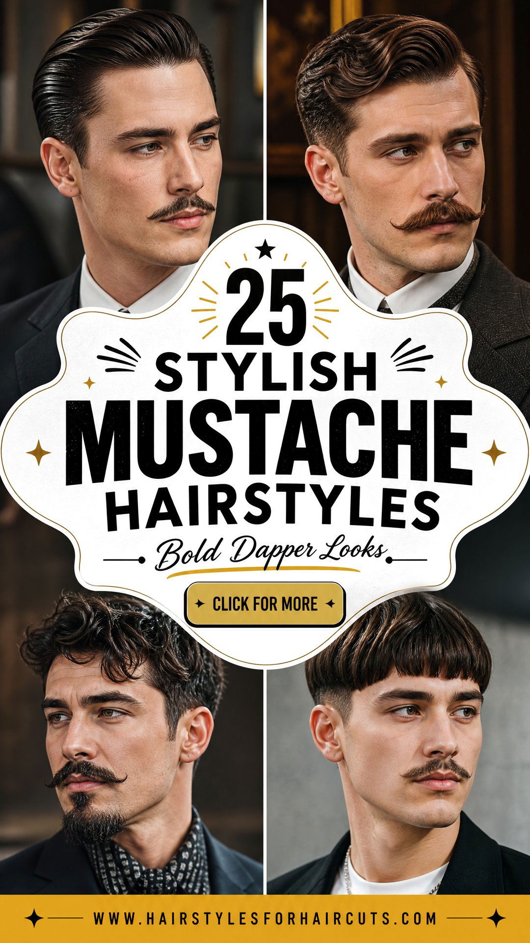 25 Stylish Mustache Hairstyles for a Bold Look - 25 Stylish Mustache Hairstyles for a Bold Look