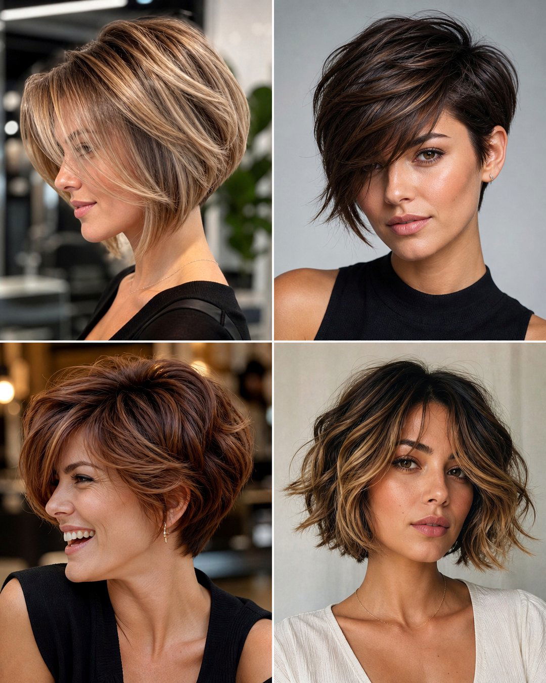 25 Stylish Short Haircuts for Voluminous Hair to Try