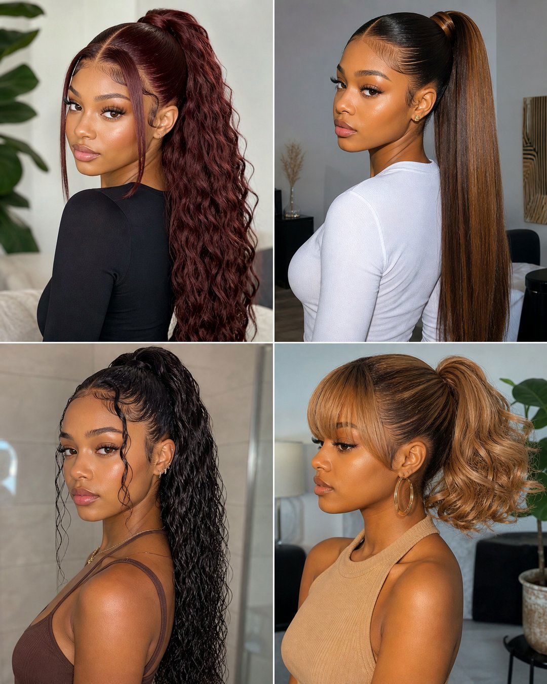 25 Stylish Weave Ponytail Hairstyles for Black Hair