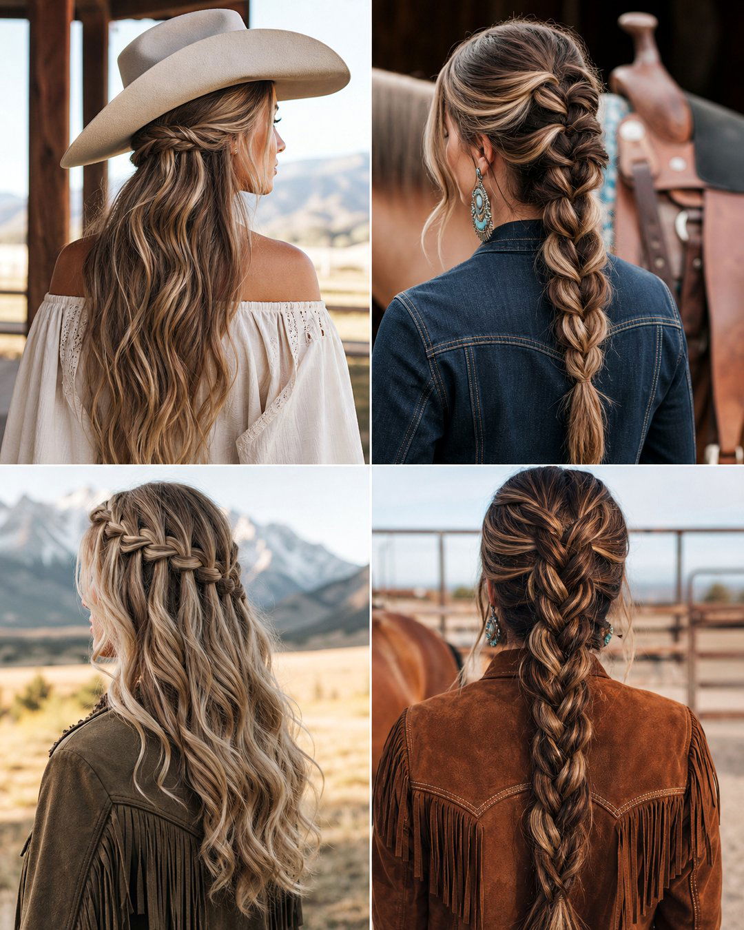 25 Stylish Western Hairstyles for Long Hair