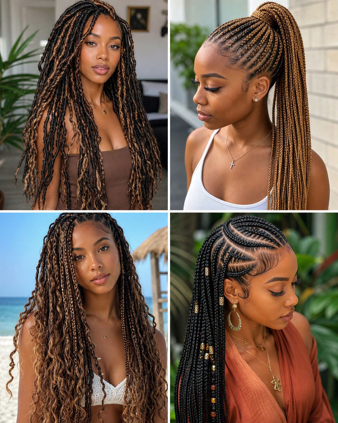 25 Summer Protective Hairstyles for Natural Hair Ideas