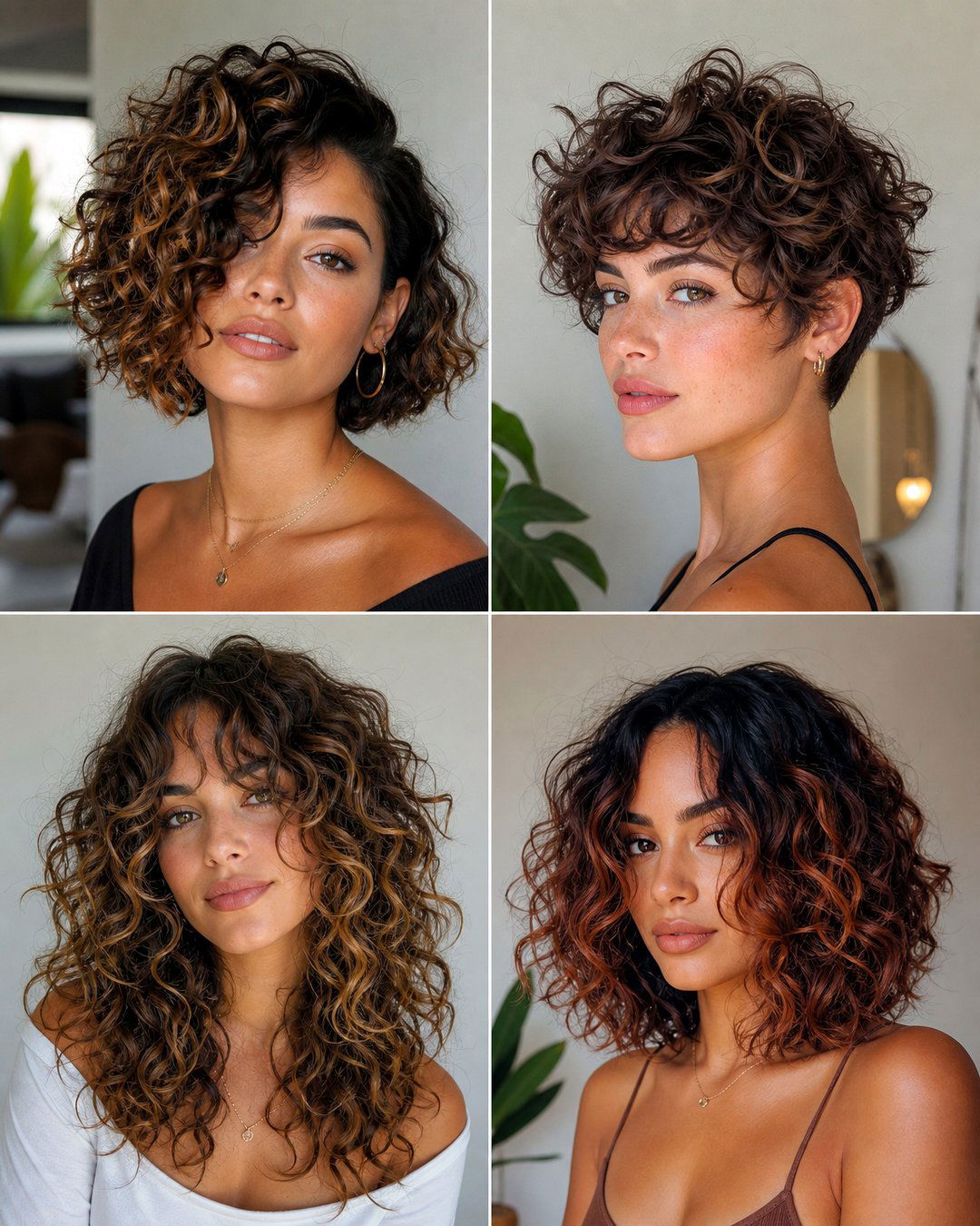 25 Sweet Haircuts for Curly Hair Girl Kid Styles