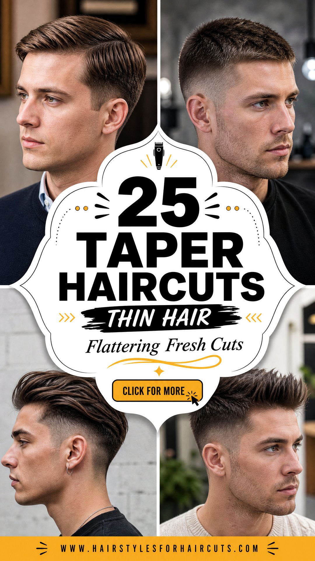 25 Taper Haircuts Thin Hair Flattering Styles to Try - 25 Taper Haircuts Thin Hair: Flattering Styles to Try