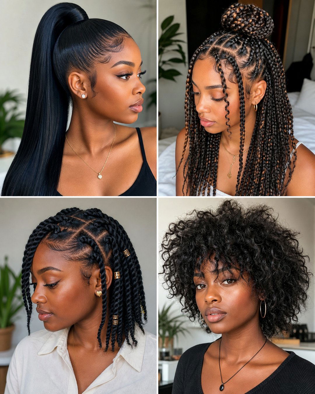 25 Teenage Hairstyles for School Black Hair Cute Looks