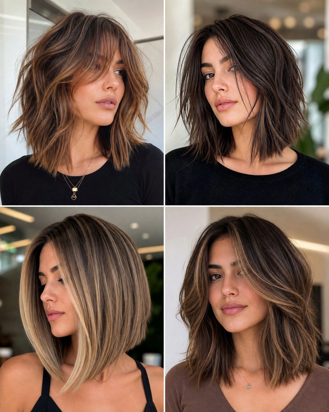 25 Thick Hair Lob Haircuts Trendy Styles to Try Now