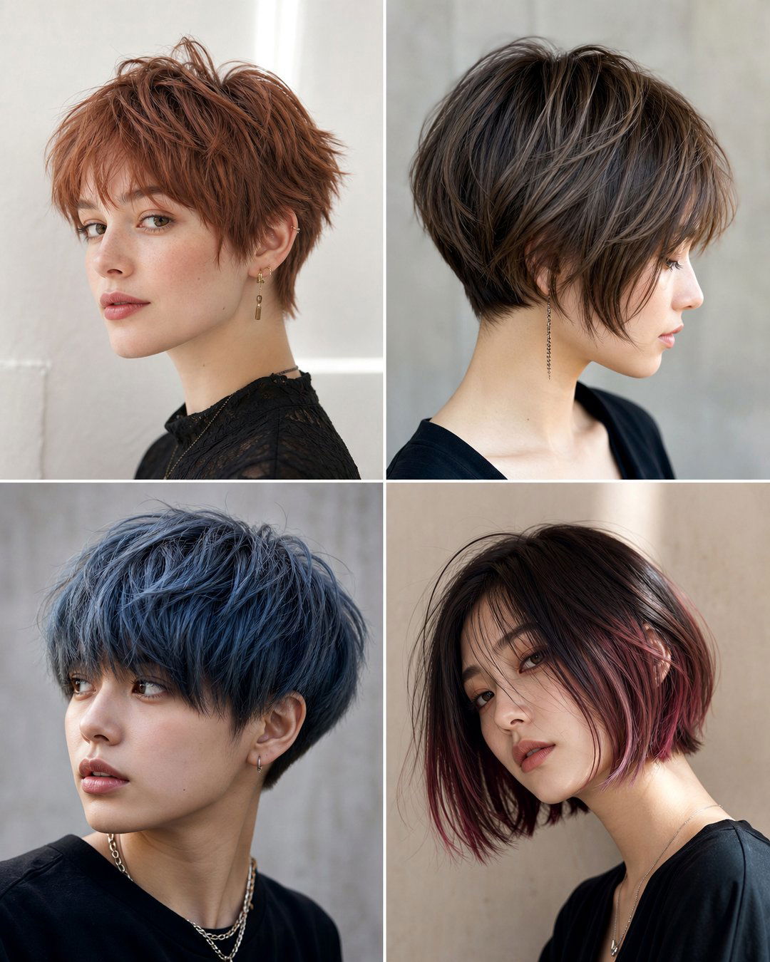 25 Thick Hair Short Choppy Hairstyles for a Bold Look
