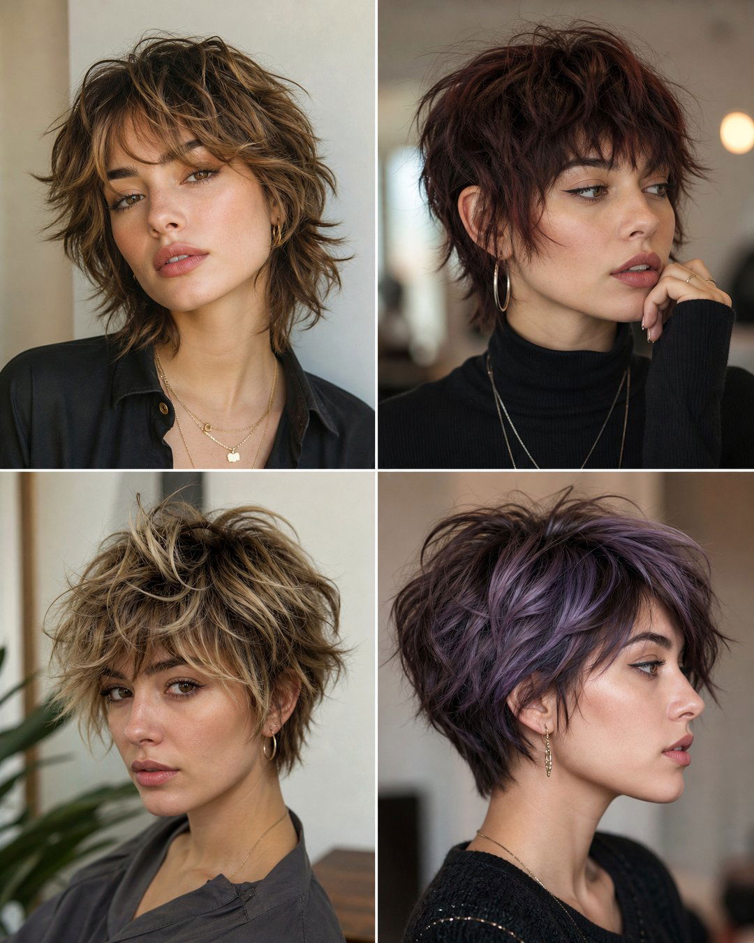25 Thick Hair Short Shaggy Hairstyles Trendy Looks