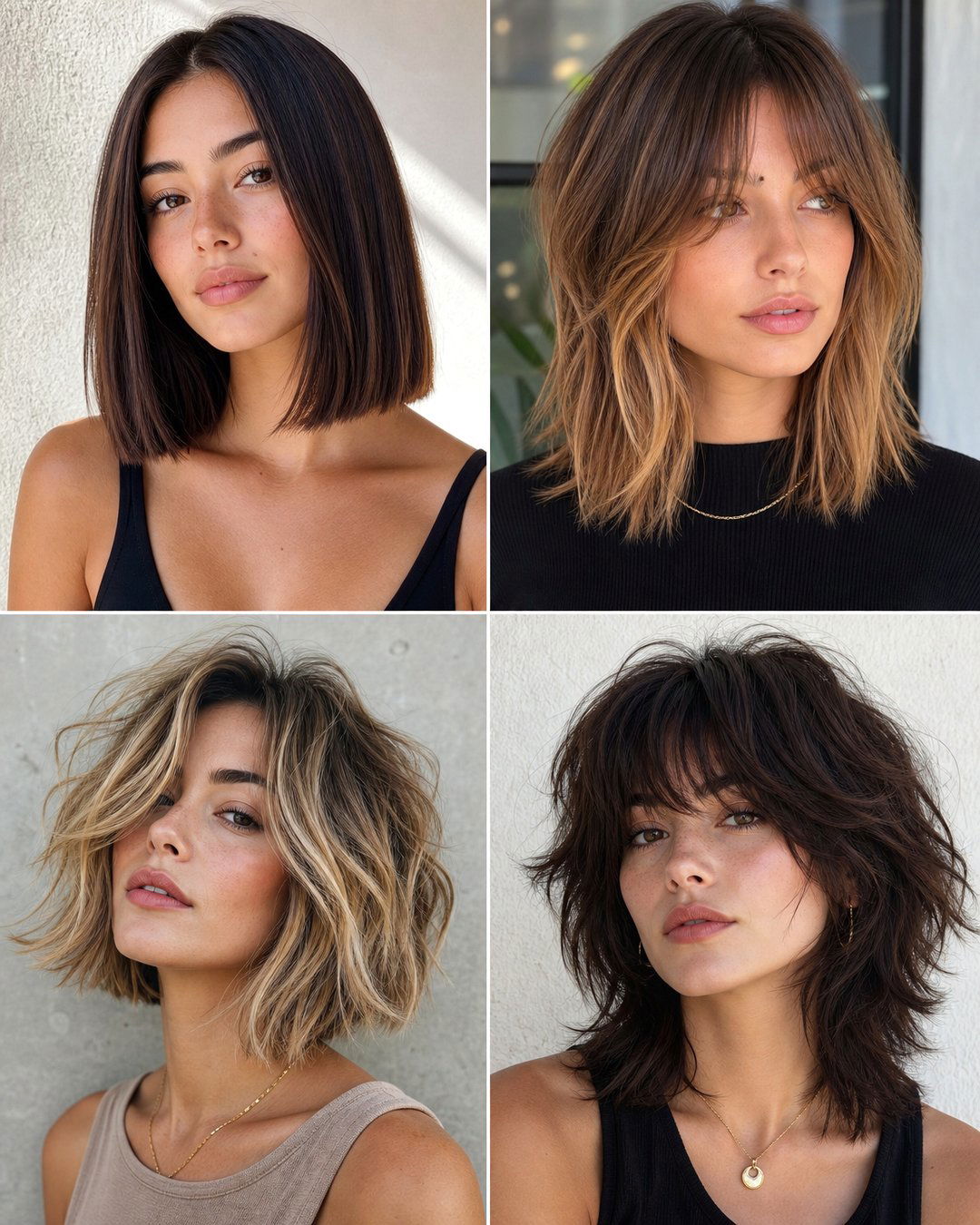 25 Thick Hair Shoulder Length Hairstyles for Volume