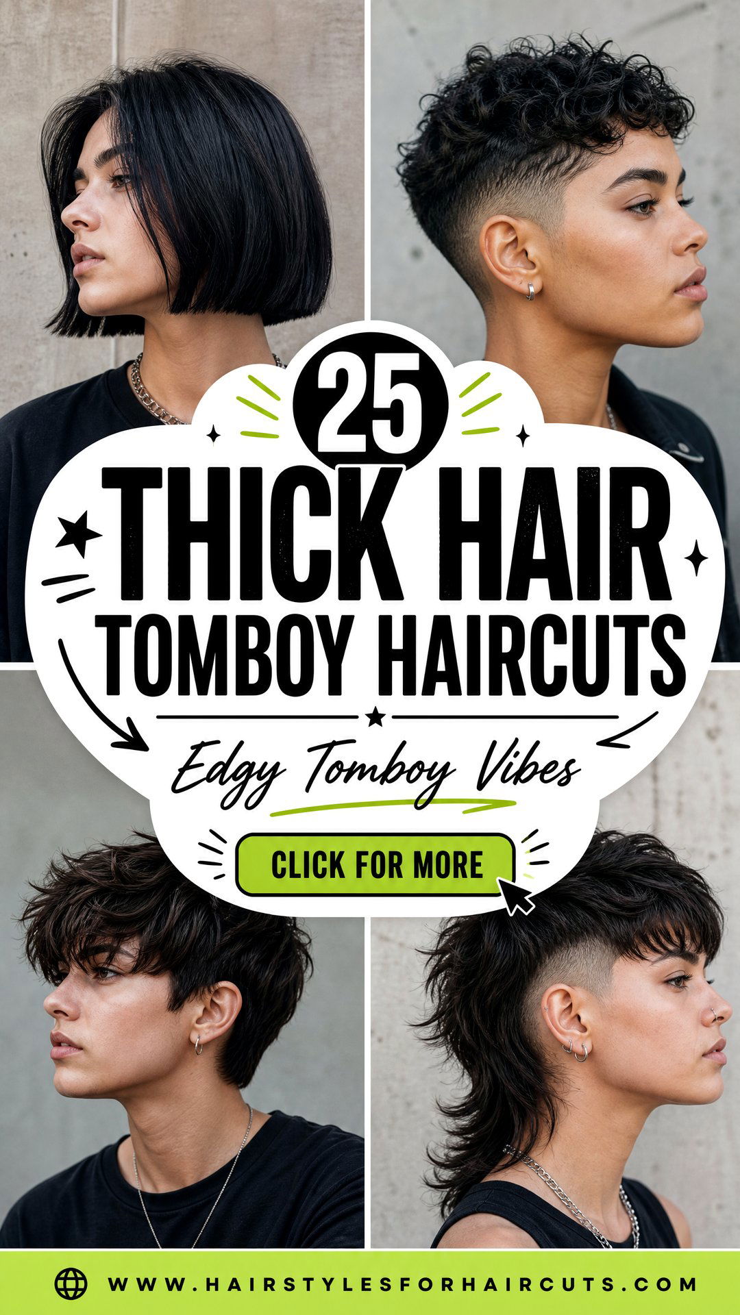 25 Thick Hair Tomboy Haircuts Edgy Styles to Rock - 25 Thick Hair Tomboy Haircuts: Edgy Styles to Rock