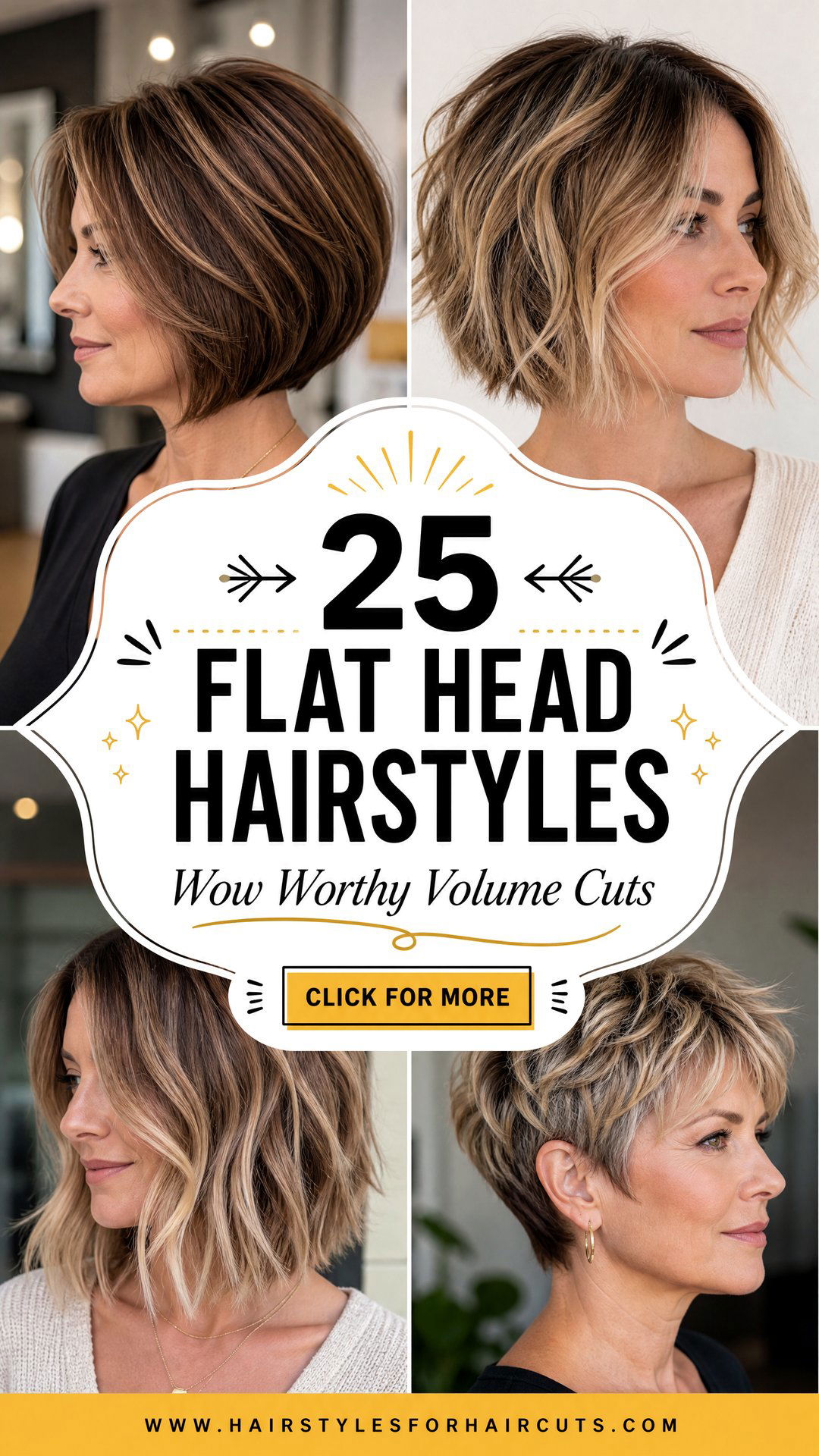 25 Thin Hair Hairstyles for Flat Head Women That Wow - 25 Thin Hair Hairstyles for Flat Head Women That Wow