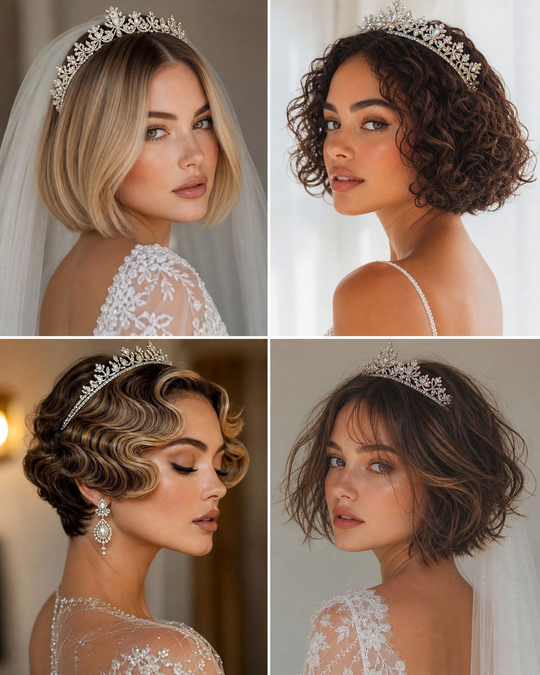 25 Tiara Hairstyles for Short Hair That Wow