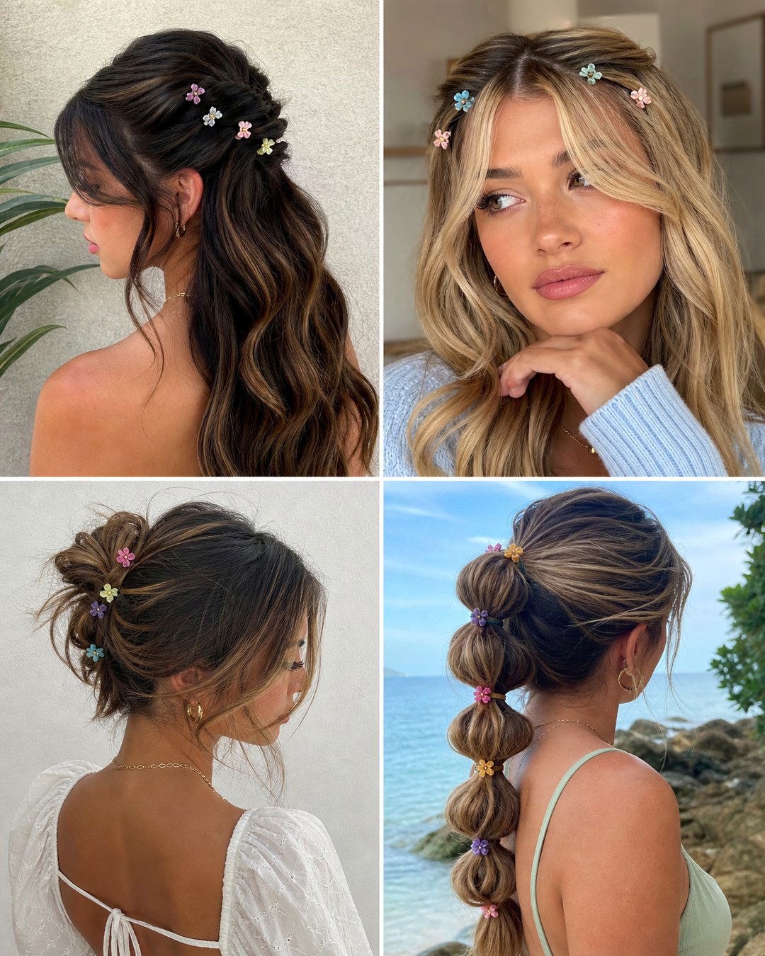 25 Tiny Hair Clips Hairstyles for a Cute Trendy Look