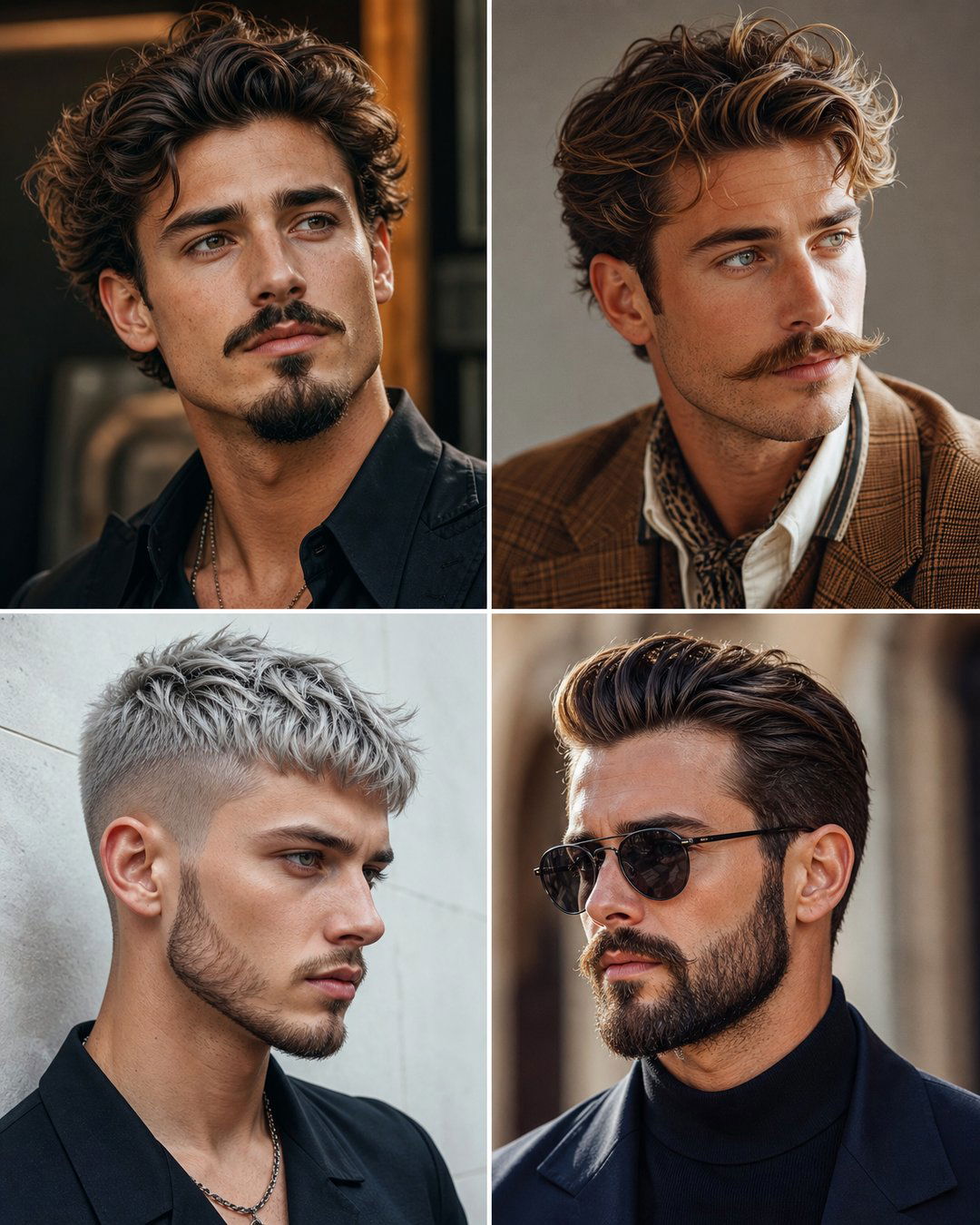 25 Top Facial Hairstyles for Round Faces Men Love