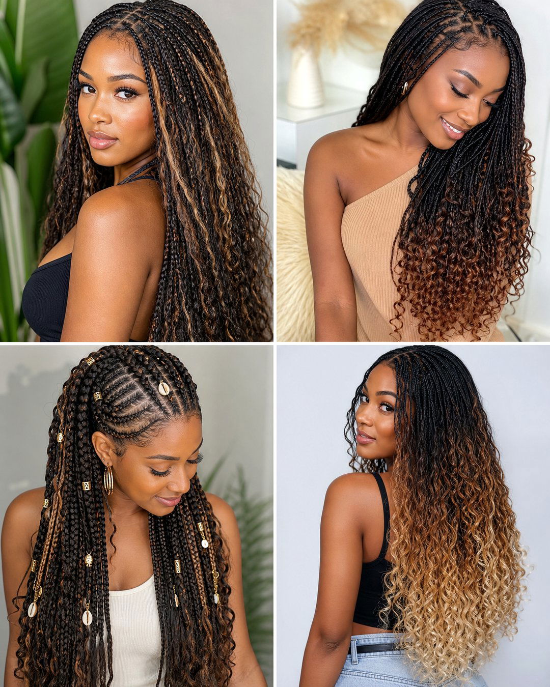 25 Tree Braids Hairstyles With Human Hair Stunning Looks