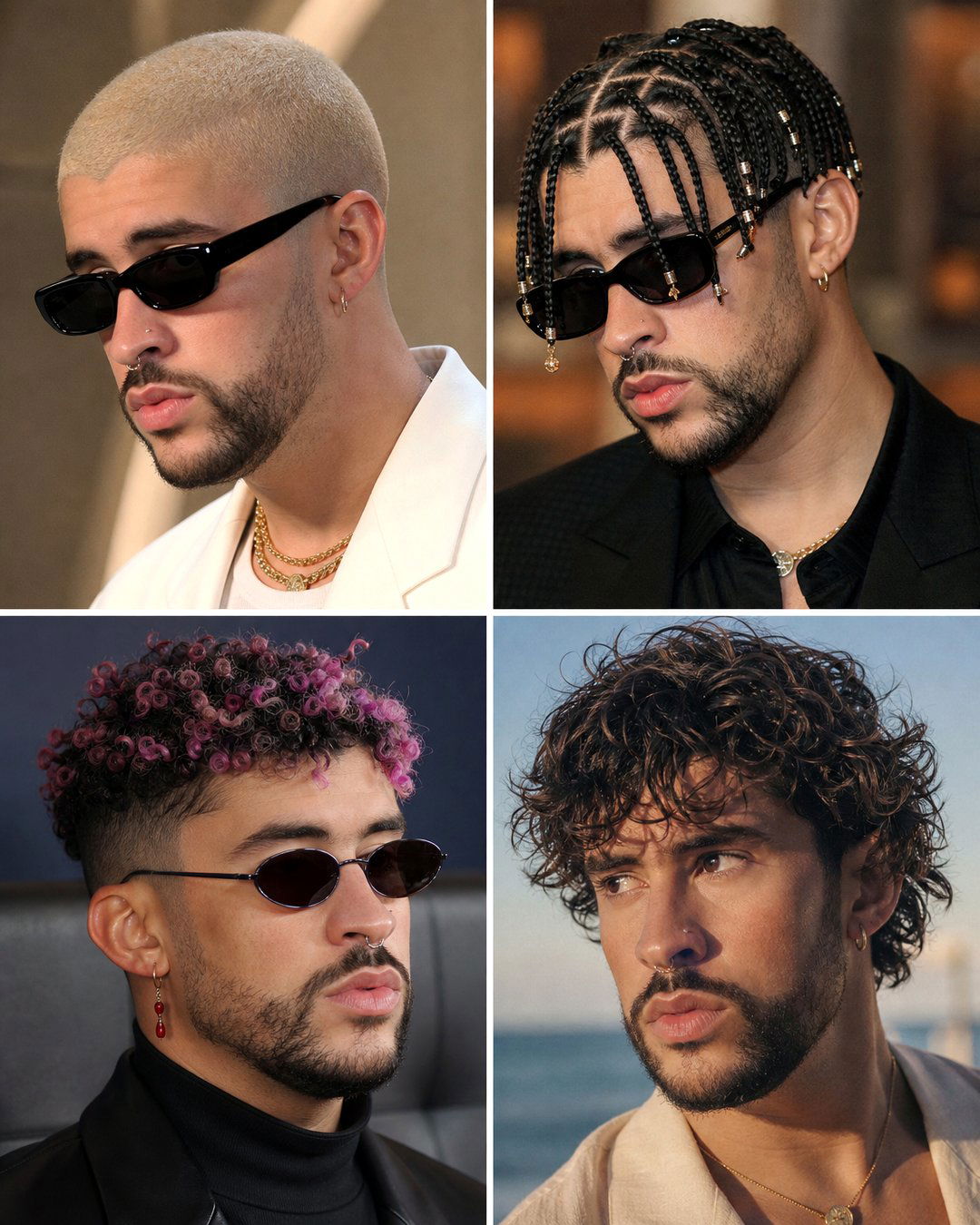 25 Trendy Bad Bunny Hairstyles to Copy Today