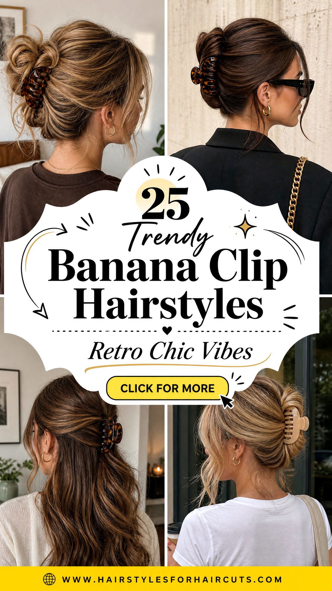 25 Trendy Banana Clip Hairstyles to Try This Year - 25 Trendy Banana Clip Hairstyles to Try This Year