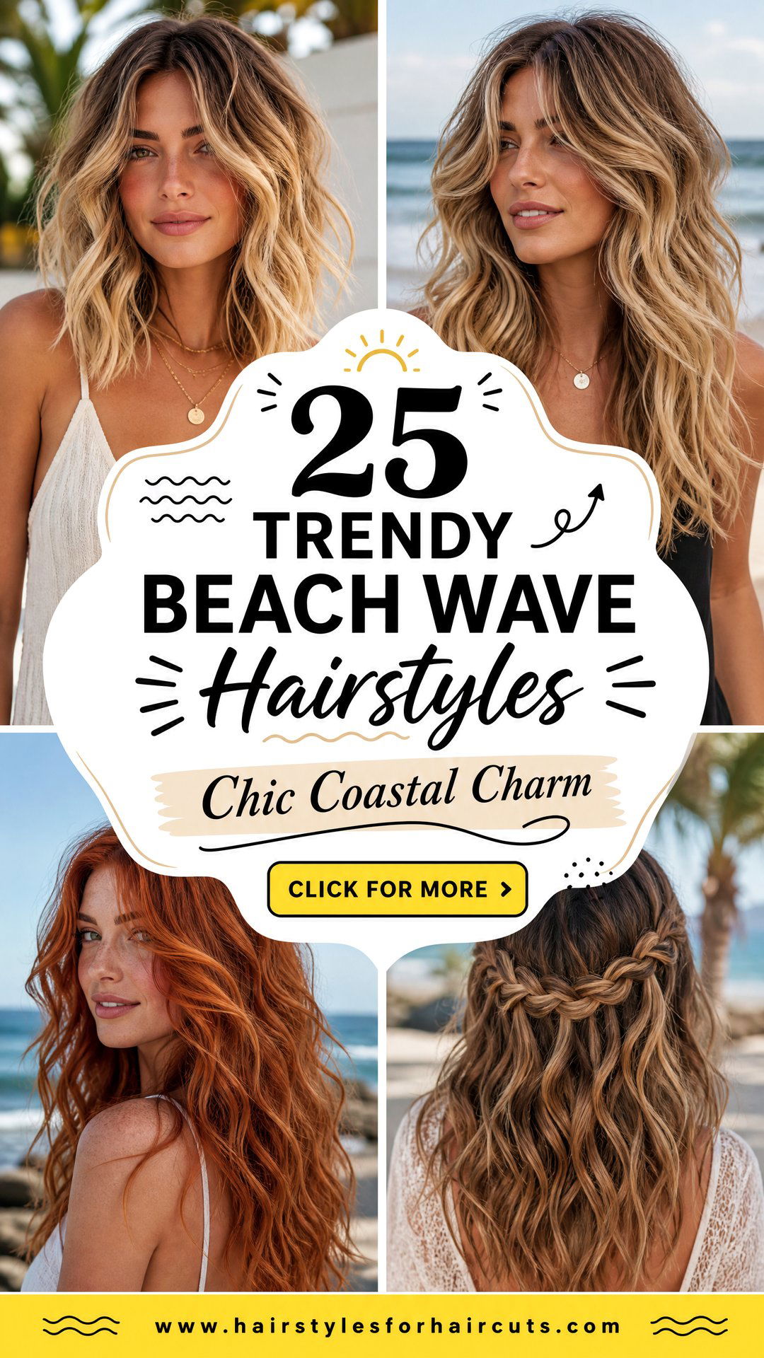 25 Trendy Beach Wave Hairstyles for a Chic Look - 25 Trendy Beach Wave Hairstyles for a Chic Look