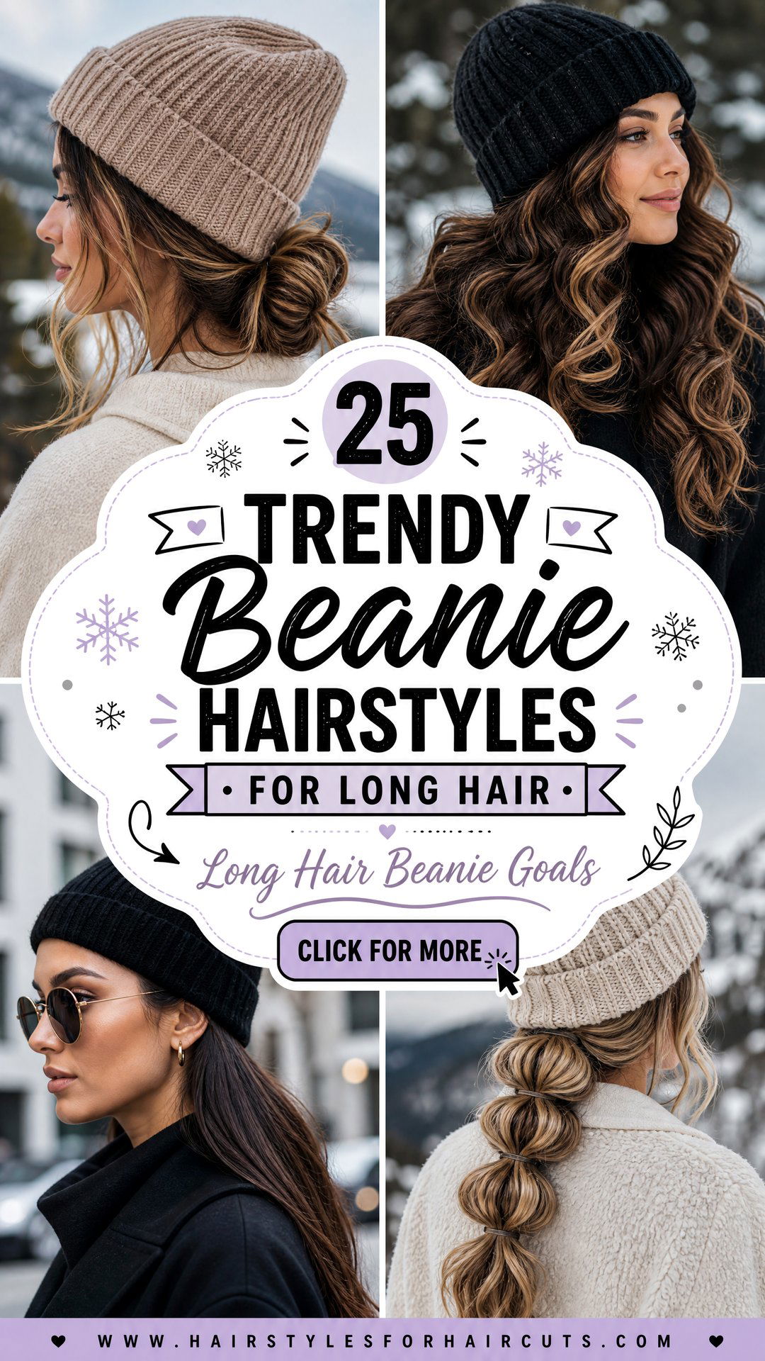 25 Trendy Beanie Hairstyles for Long Hair to Rock - 25 Trendy Beanie Hairstyles for Long Hair to Rock