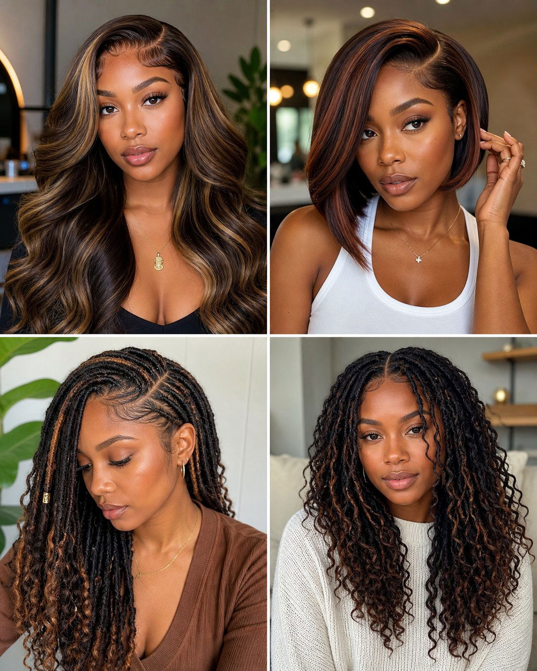25 Trendy Black Hair No Edges Hairstyles to Love