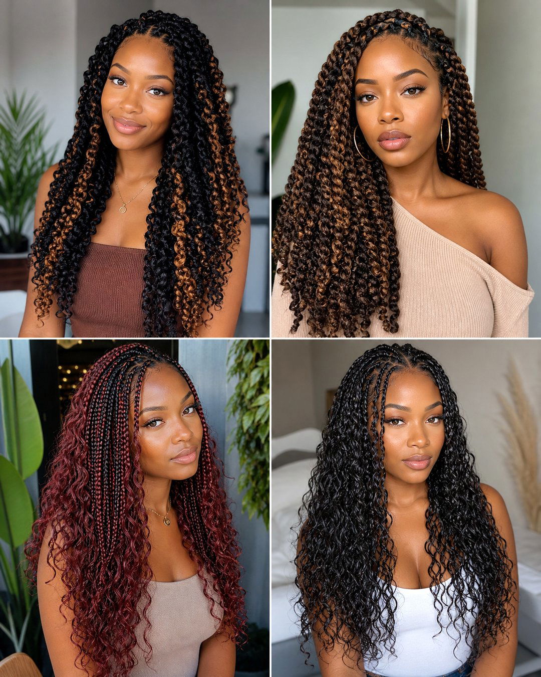 25 Trendy Braided Hairstyles With Crochet Hair Ideas