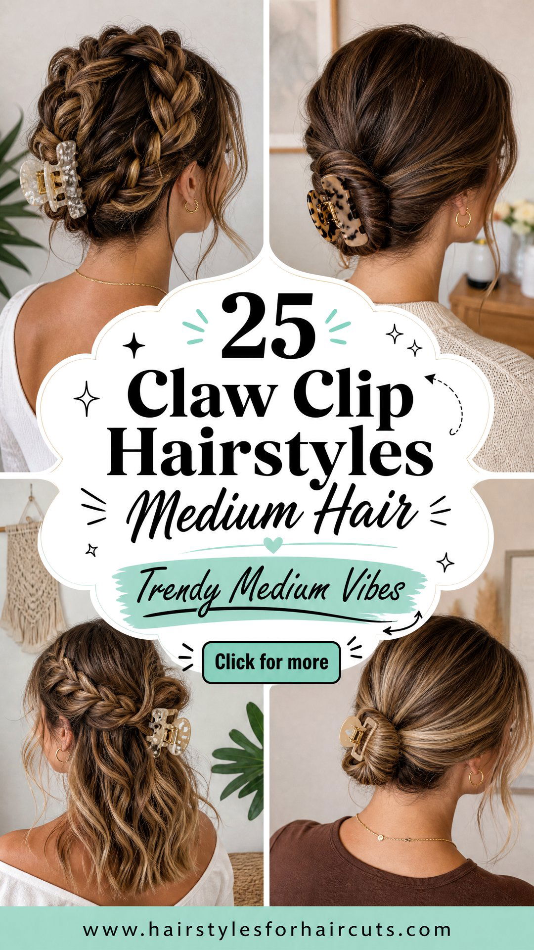 25 Trendy Claw Clip Hairstyles Medium Hair - 25 Trendy Claw Clip Hairstyles Medium Hair