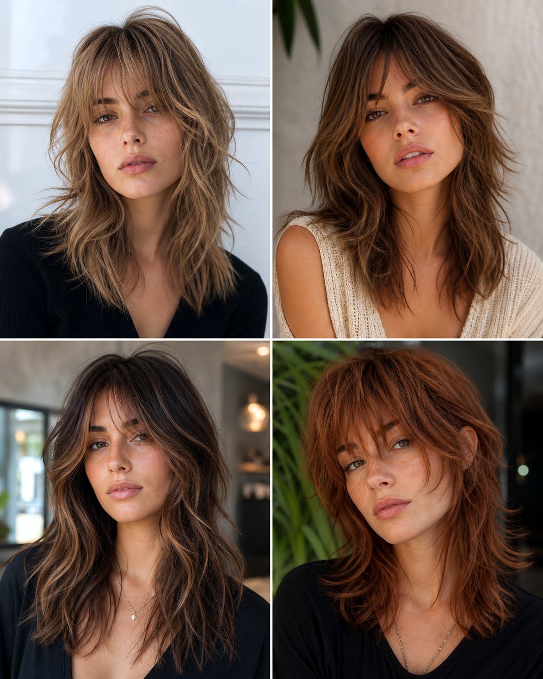 25 Trendy Fringe Shaggy Haircuts for an Effortless Vibe