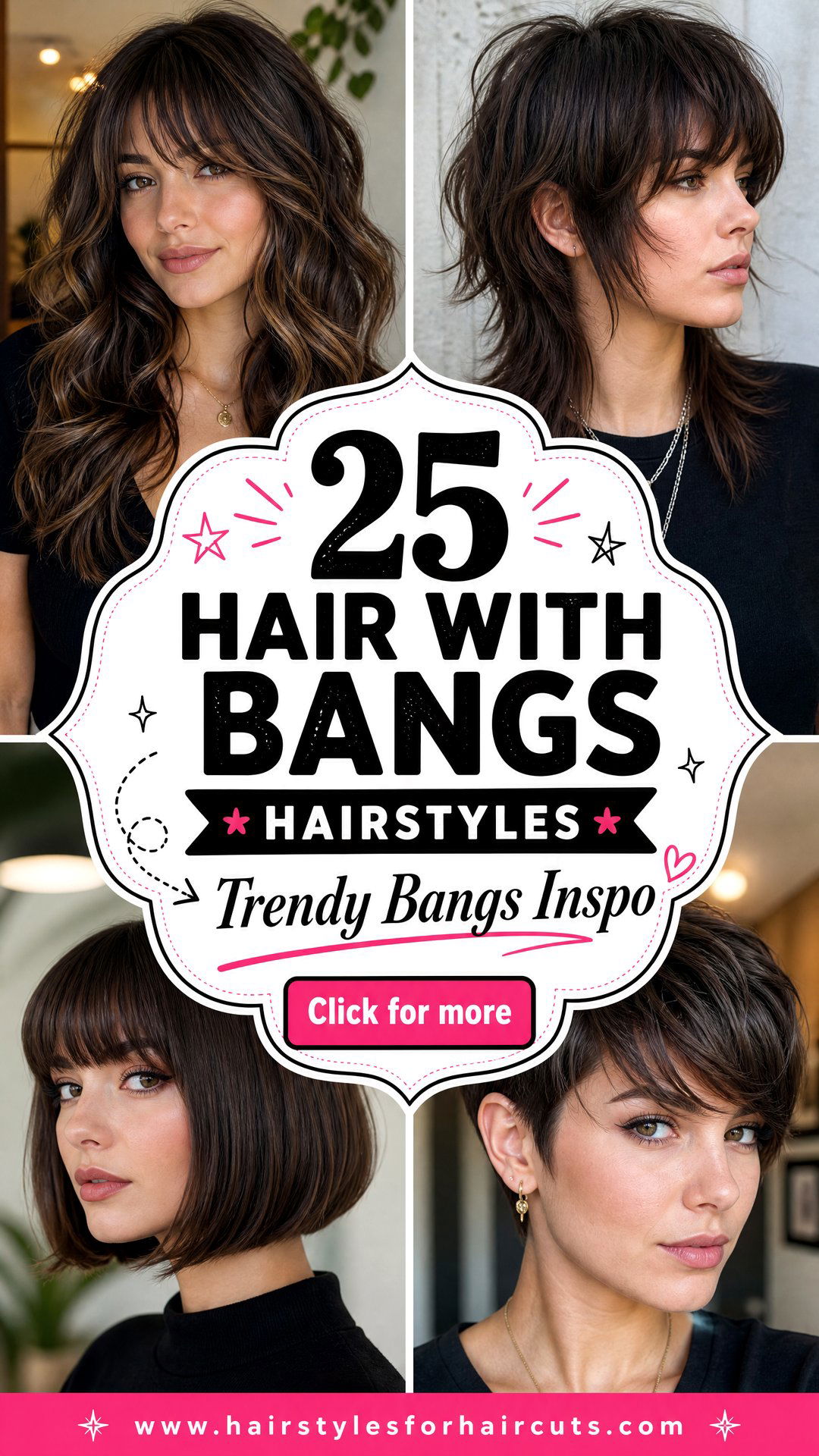 25 Trendy Hairstyles for Hair With Bangs to Try Now - 25 Trendy Hairstyles for Hair With Bangs to Try Now