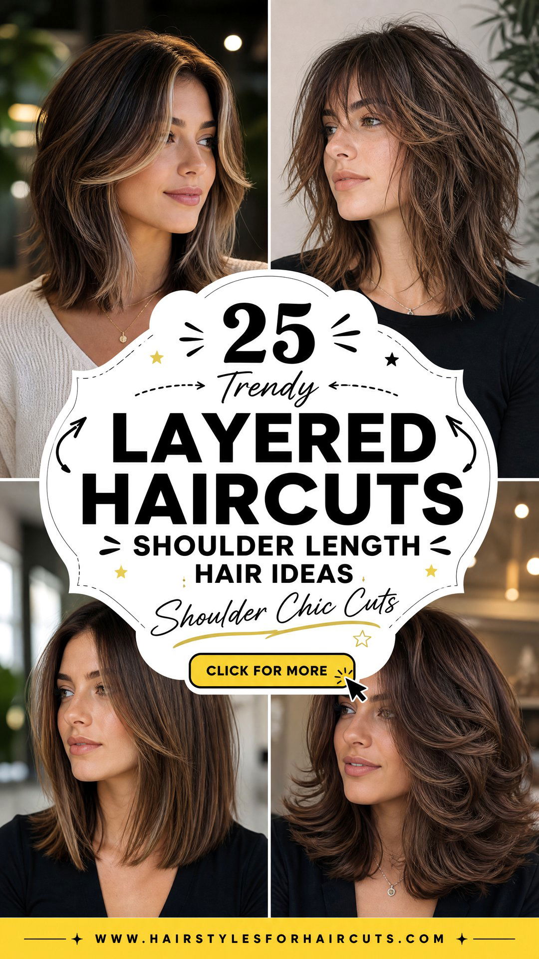 25 Trendy Layered Haircuts Shoulder Length Hair Ideas - 25 Trendy Layered Haircuts Shoulder Length Hair Ideas