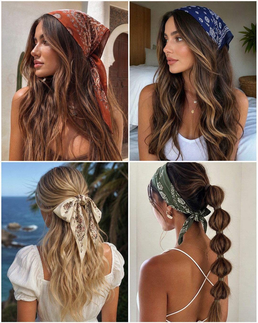 25 Trendy Long Hair Bandana Hairstyles to Rock Today