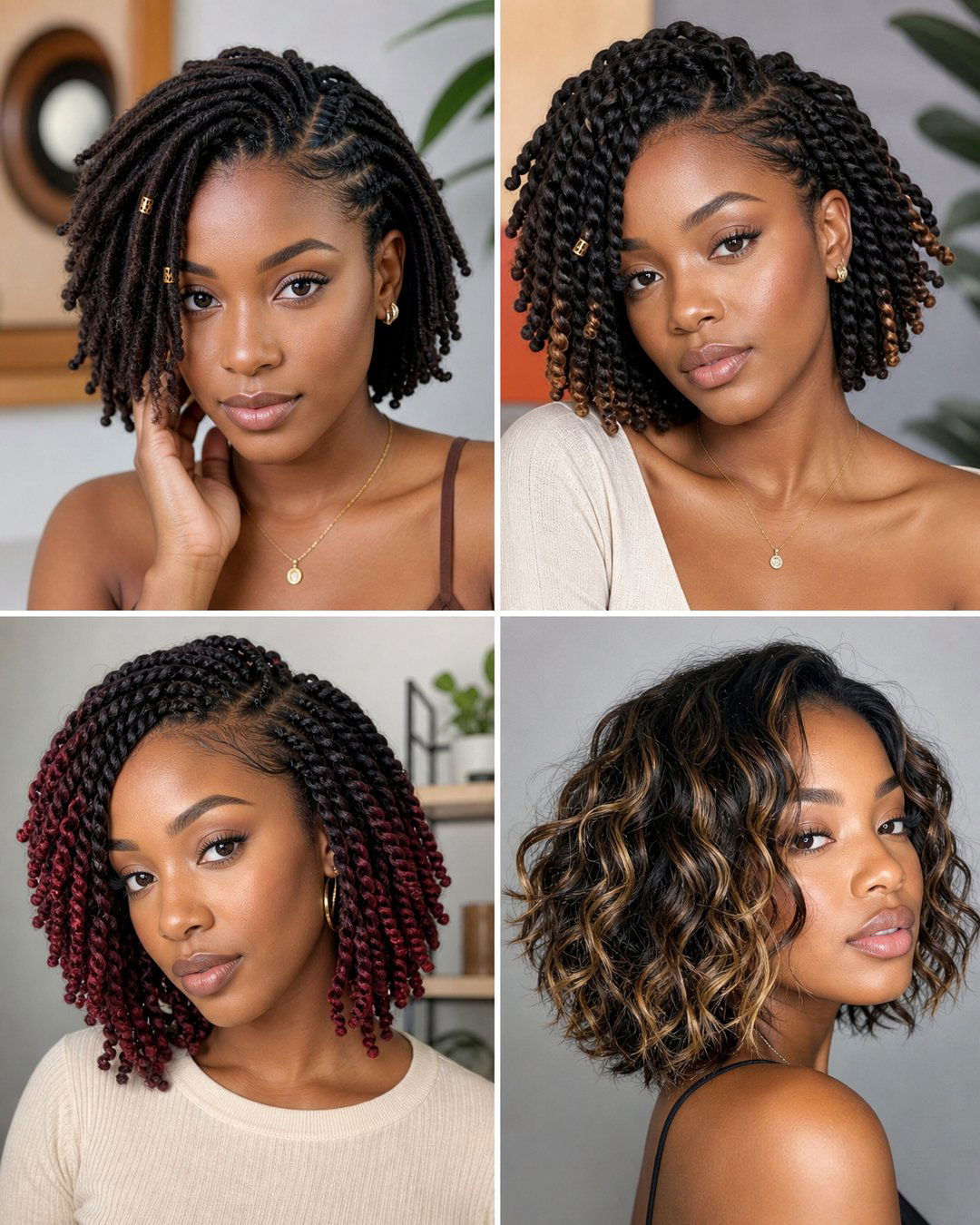 25 Trendy Low Maintenance Short Crochet Hairstyles Ideas