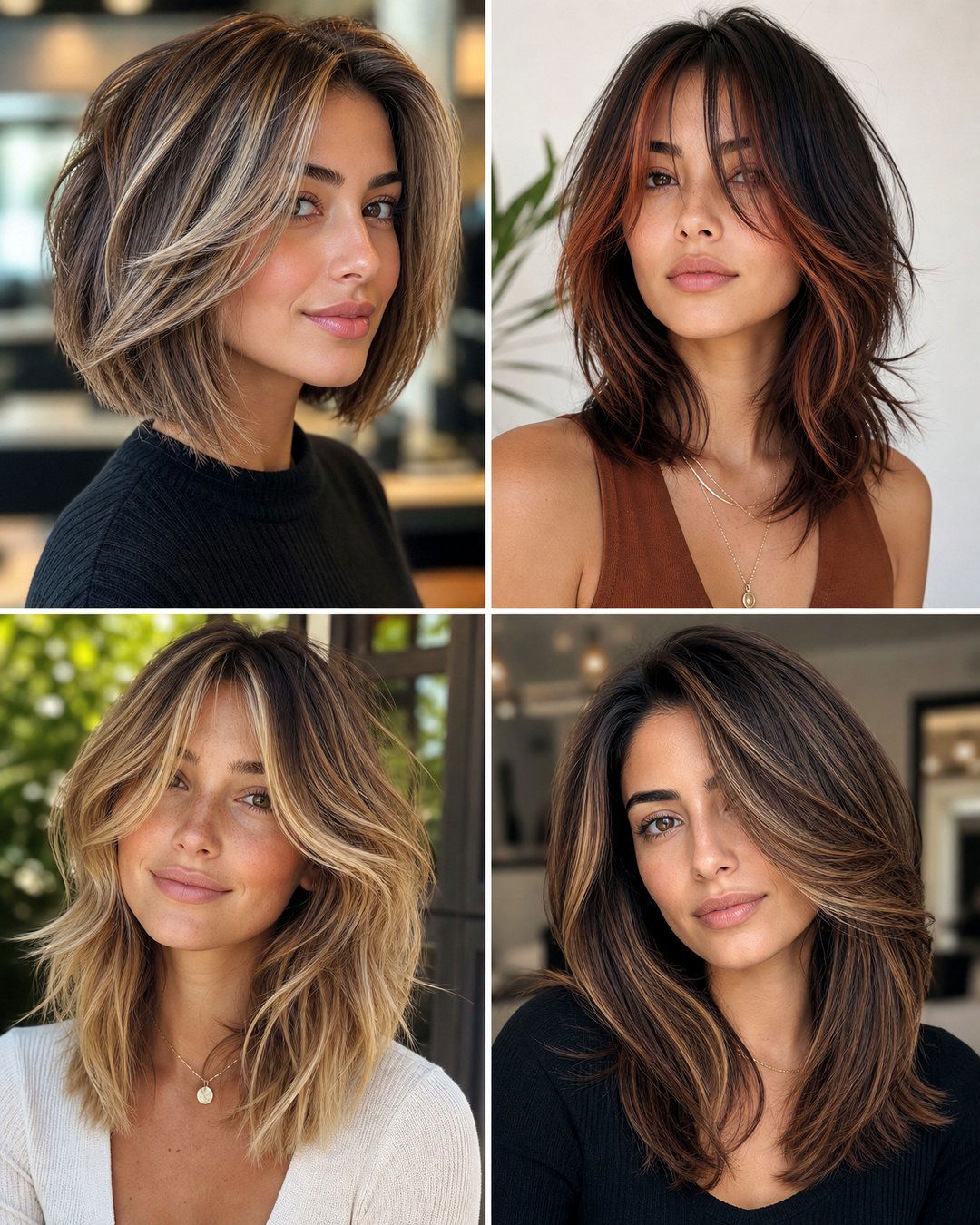25 Trendy Medium Length Front Layer Haircuts to Try