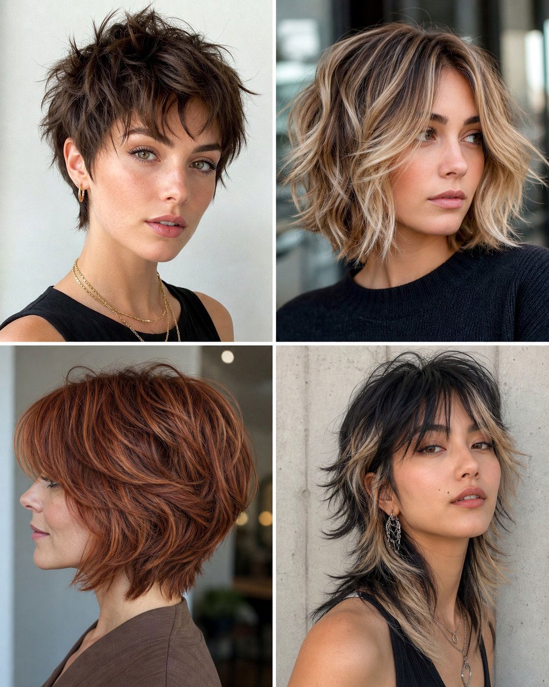 25 Trendy Shaggy Layered Haircuts for Short Hair